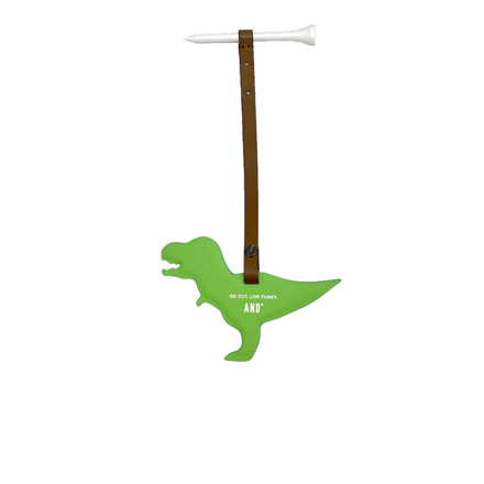 AND GOLF Buddy Charm Green Dinosaur Green