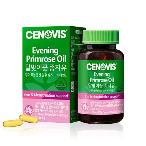 韩际新世界网上免税店-圣诺-SUPPLEMENTS ETC-对免疫过敏反应帮助的CENOVIS月见草种子油