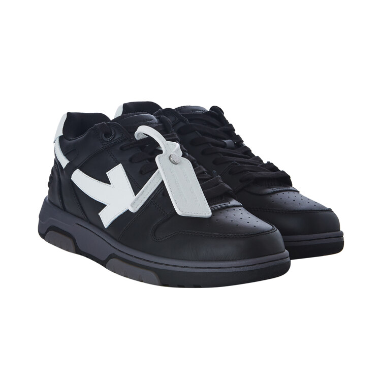 韩际新世界网上免税店-OFFWHITE-鞋-OUT OF OFFICE CALF LEATHER BLACK WHITE