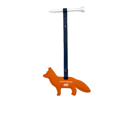 AND GOLF Buddy Charm Orange Fox Orange