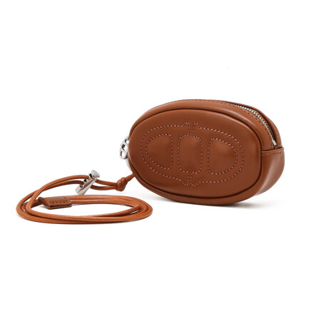 [STAMP] BROWN ROUND CARD POUCH 卡包