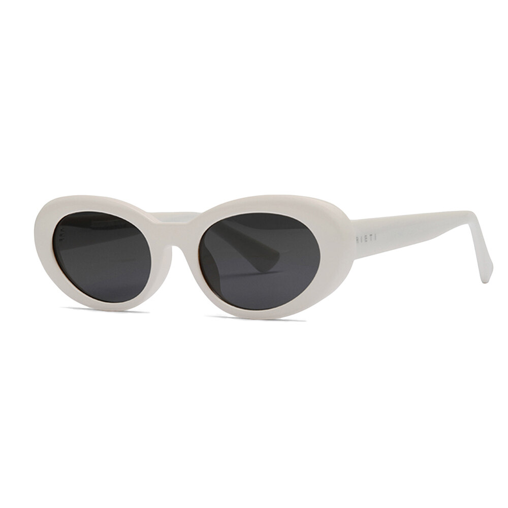 CARINA C2, Black Lens + Ivory Frame 太阳镜- RIETI - 时尚馆