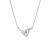신세계인터넷면세점-스와로브스키-necklace-Classica 펜던트, 라운드 컷, 인터로킹, 화이트, 스털링 실버