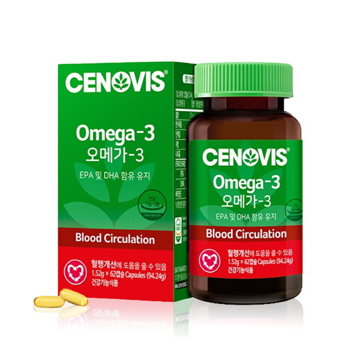 韩际新世界网上免税店-圣诺-OMEGA3-Premium, Omega-3 (有利于血液循环, 改善胆固醇)