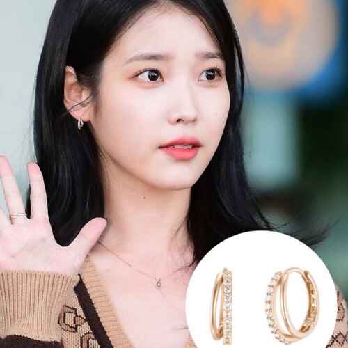 [아이유 PICK] J.Livera 14K 로즈골드 귀걸이 JJJTEQ1BS054R4000