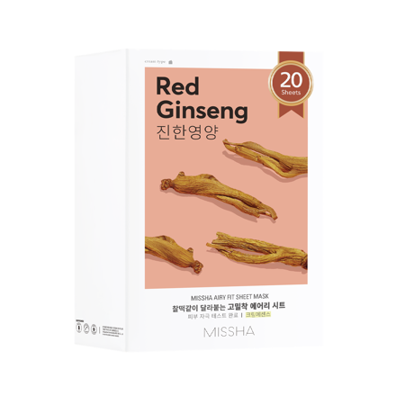 AIRY MASK RED GINSENG 面膜 20片