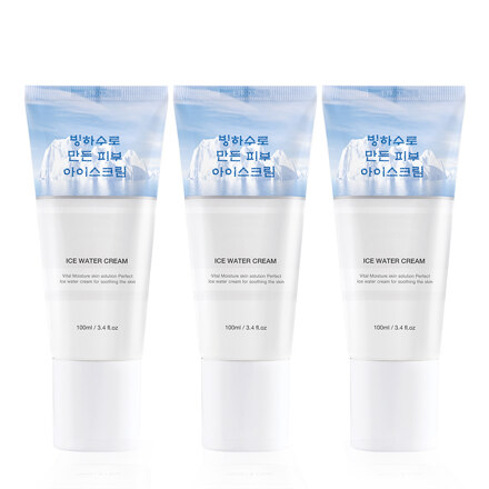 빙하수로 만든 피부 아이스 크림 (2+1)