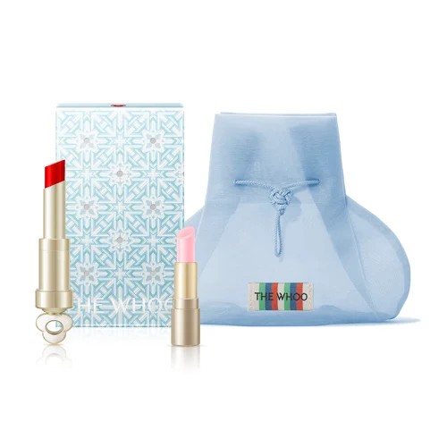 [Limited] Essential Lip Glow Balm Holiday (#99 Bloom Red)
