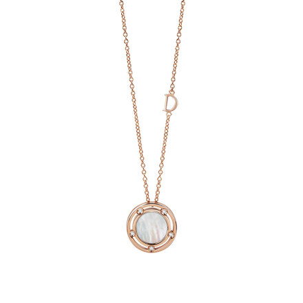 D.SIDE_PG NECKLACE  DIAS. AND MOTHER OF PEARL