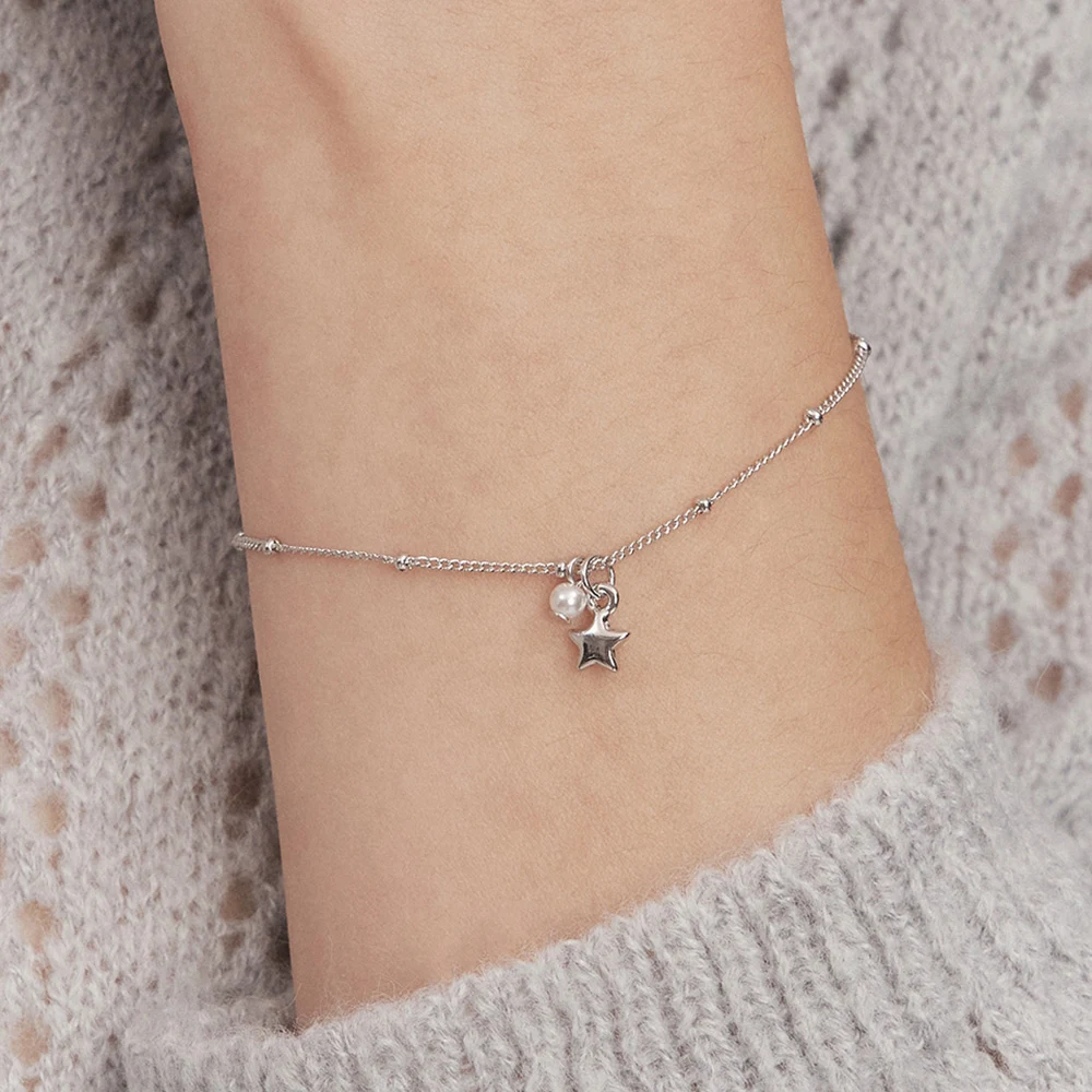 신세계인터넷면세점-앵브록스-bracelet-starlight pearl bracelet silver