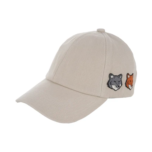 DOUBLE FOX HEAD CAP.