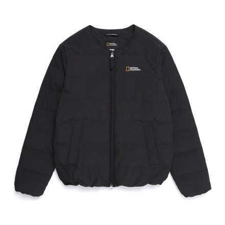 N254UDW020_099_115 HERON U-Neck Quilted Goose Down Jumper