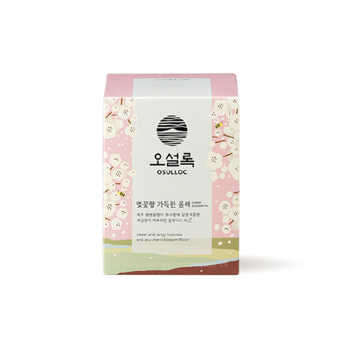 韩际新世界网上免税店-OSULLOC-tea-CHERRY BLOSSOM TEA 樱花茶 10包(1.8g*10ea)