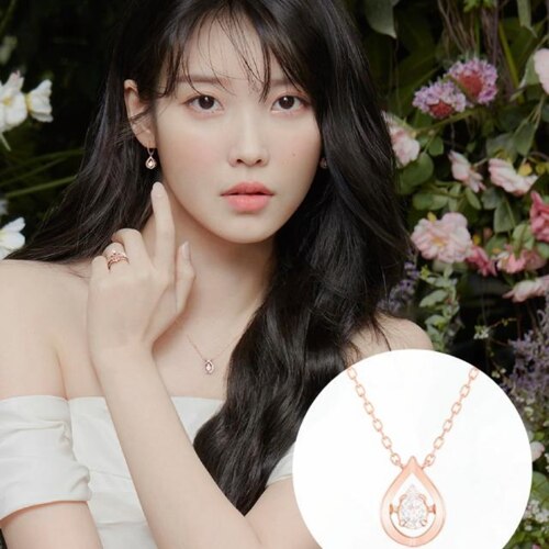 [아이유 PICK] MIOELLO 14K 로즈골드 목걸이 JJMENQ1BF616R4420