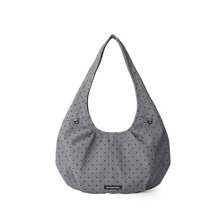 Drop eco shoulder bag_Dot charcoal