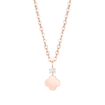 CLOVIA 14K 로즈골드 목걸이 JJCLNQ4BF147R4420