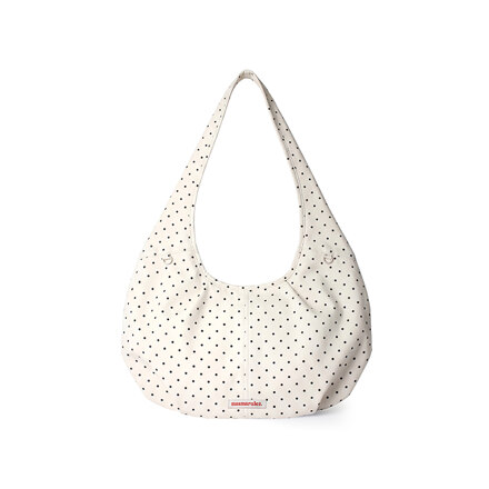 Drop eco shoulder bag_Dot ivory