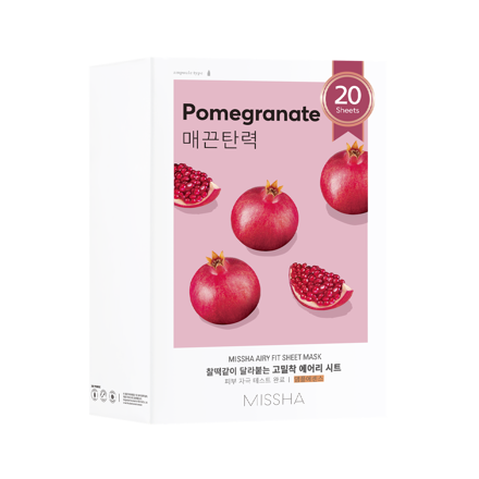 AIRY MASK POMEGRANATE 面膜 20片