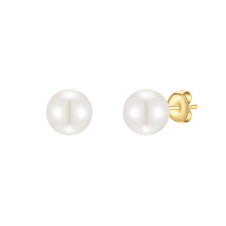 BASIC PERLINA 14K 로즈골드 귀걸이 10mm JJP1EI2BF211R4000