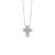 신세계인터넷면세점-다미아니-necklace-BELLE EPOQUE_CROSS NECKLACE DIAS RUBIES 23x19 MM