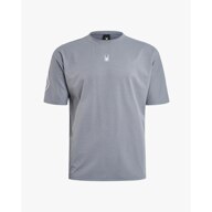 유니섹스 루즈핏 백 로고 반팔 티셔츠