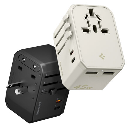 슈피겐 45W USB 4포트 초고속 여행용 멀티 어댑터