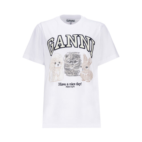 BASIC COTTON JERSEY ANIMALS RELAXED T-SHIRT