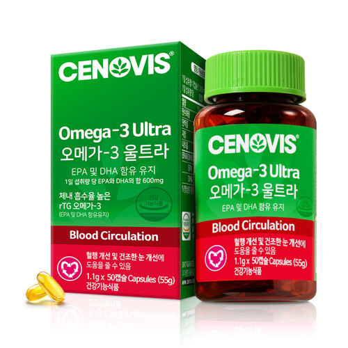신세계인터넷면세점-세노비스-Omega3-농축 오메가-3 50정 (하루 한캡슐)
