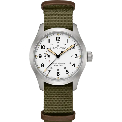H69509910 / 카키 필드(Khaki Field)매커니컬 파워 리저브 40mm / 남성