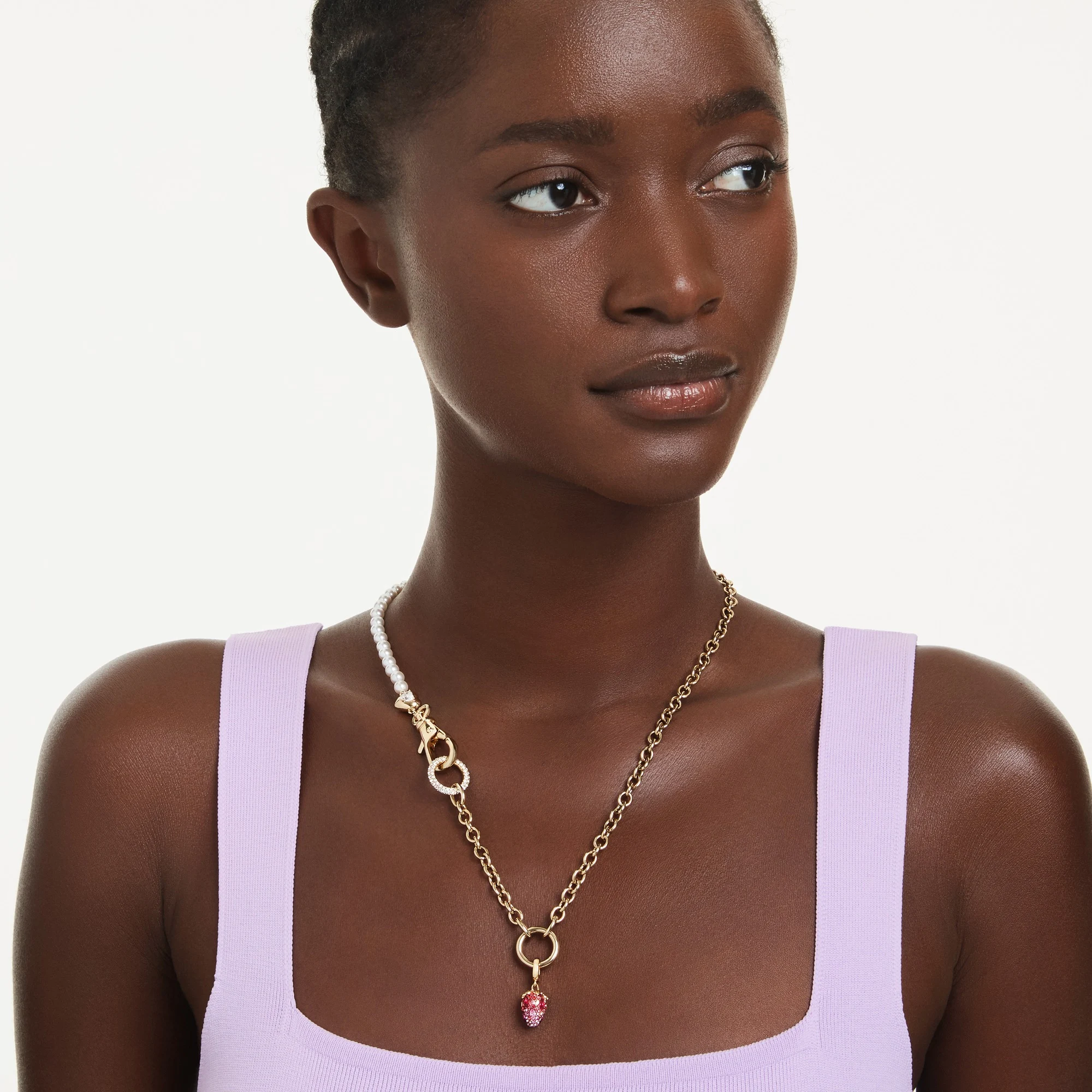 신세계인터넷면세점-스와로브스키-bracelet-IDYLLIA:CHARM STRAWBERRY RED/GOS