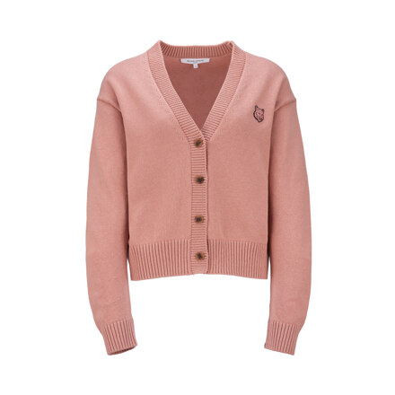 BOLD FOX HEAD PATCH COMFORT CARDIGAN,