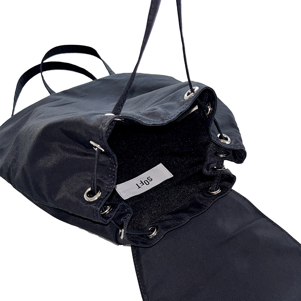 【SOFT SEOUL】 SILVER BALL LIGHT BACKPACK [BLACK] SOFT SEOUL EN