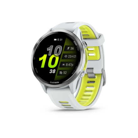 [포러너 970] 러닝 GPS (화이트/옐로우) 47mm