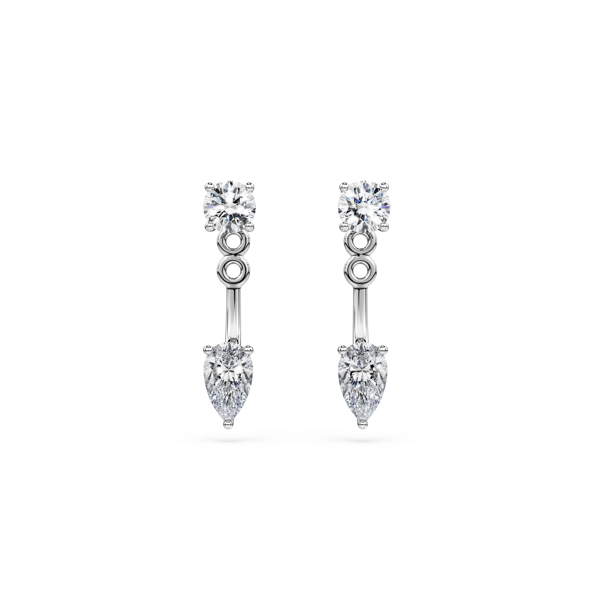 신세계인터넷면세점-스와로브스키-earring-Galaxy 이어링 재킷, 랩 그로운 다이아몬드, 스털링 실버