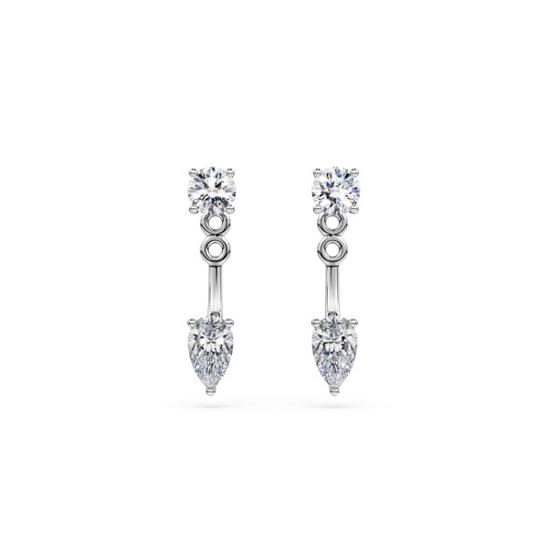 신세계인터넷면세점-스와로브스키-earring-Galaxy 이어링 재킷, 랩 그로운 다이아몬드, 스털링 실버