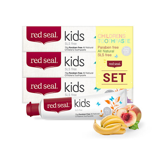 韩际新世界网上免税店-RED SEAL-FOOD ETC-Red Seal Toothpaste Kids SET (3 in 1)
