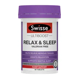 Relax & Sleep 睡眠片 60粒（放松情绪、促进睡眠）