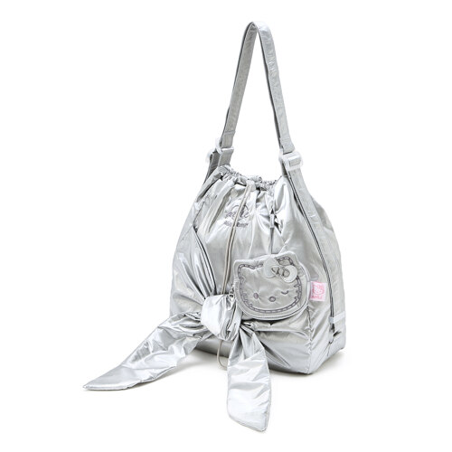 Hello Kitty x athe Glossy Silver 双肩单肩两用包 S