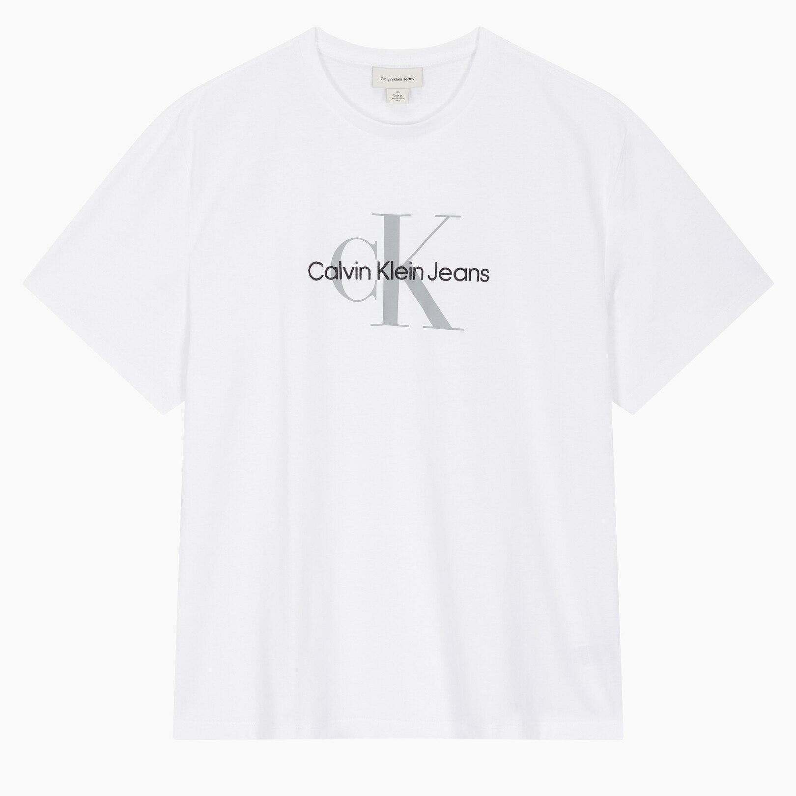 Men's Regular Fit Hero Monoro Short-Sleeved T-Shirt_WHITE
