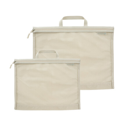 BASIC POUCH SET (2件套) 02 沙米色 经典收纳包套装