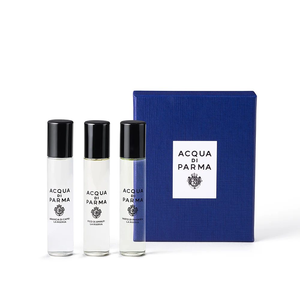 신세계인터넷면세점-아쿠아 디 파르마-perfume_set-블루 EDT 디스커버리 세트 3x12ML
