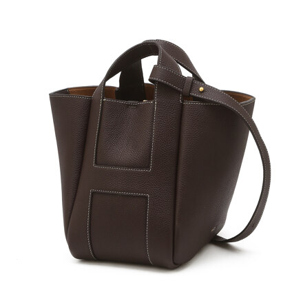 [H-BAG] Signature H Burgundy Leather Tote & Shoulder Bag M 手提包/单肩包