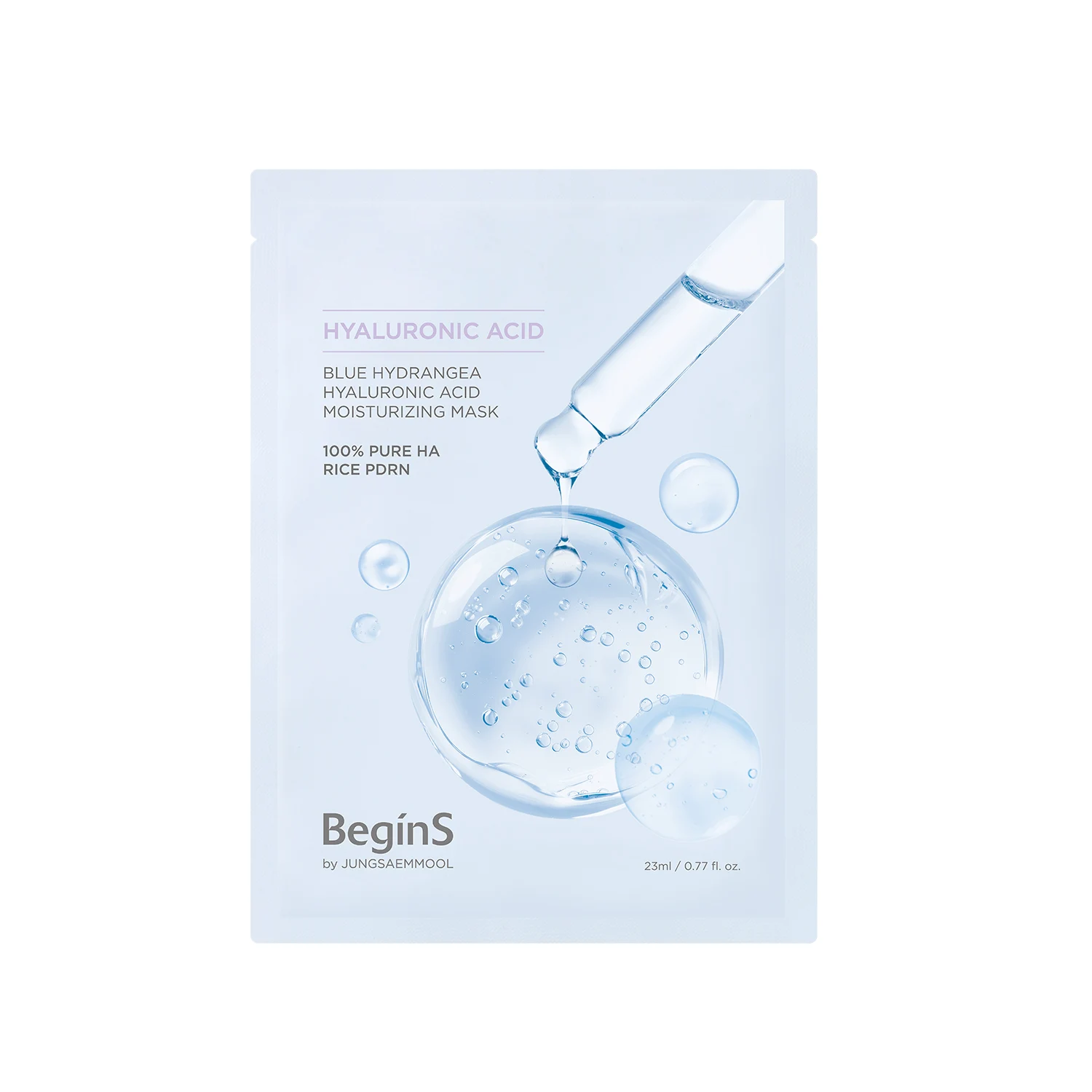 신세계인터넷면세점-정샘물-FaceMasksTreatments-비긴스 바이 정샘물 블루 수국 히알루론산 수분 마스크 5매