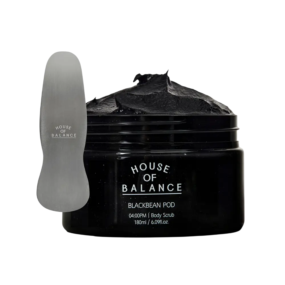 신세계인터넷면세점-하우스오브밸런스-Shower-Bath-블랙빈 바디스크럽 블랙 180ml