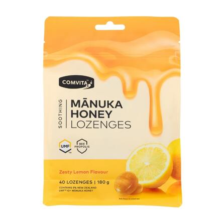 프로폴리스 마누카 허니 로젠지 캔디 레몬 (180g)