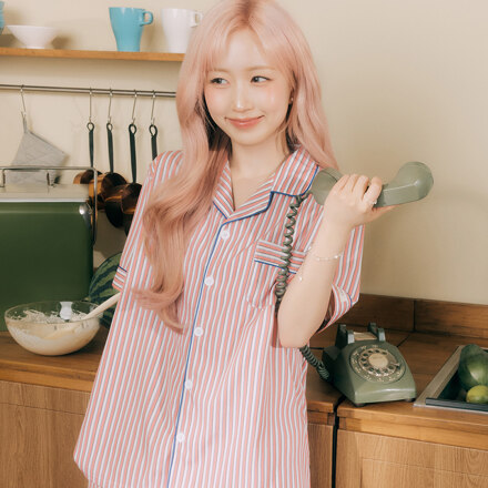 실크핏 피오니 반팔