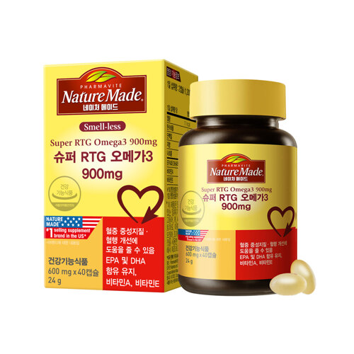 네이처메이드 슈퍼RTG 오메가3(40캡슐, 20일분)