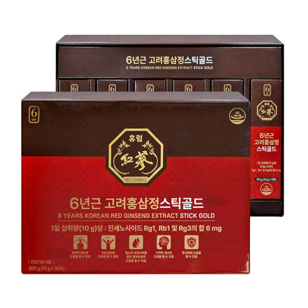 6년근 고려홍삼정 스틱 골드 (30포)