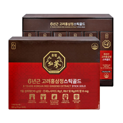 6년근 고려홍삼정 스틱 골드 (30포)