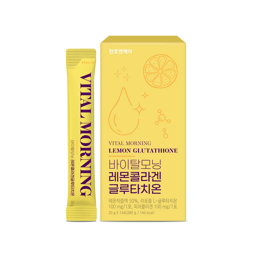 신세계인터넷면세점-천호엔케어-바이탈모닝레몬콜라겐글루타치온 (14팩)